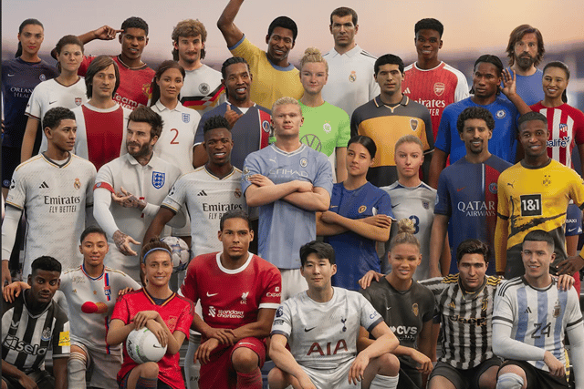 The Ultimate Edition of EA Sports FC 24 features 31 of football's best and brightest - Credit: EA