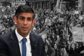 Rishi Sunak seemed to blame striking NHS workers for waiting list troubles. (Picture: Getty/Kim Mogg)