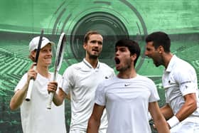 Sinner, Medvedv, Alcaraz and Djokovic ahead of Wimbledon semi-finals