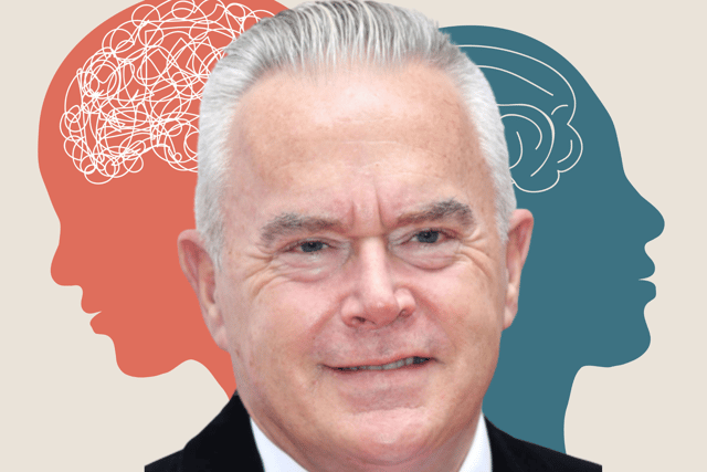 Huw Edwards has struggled with depression and anxiety since 2002 - Credit: Getty / Adobe