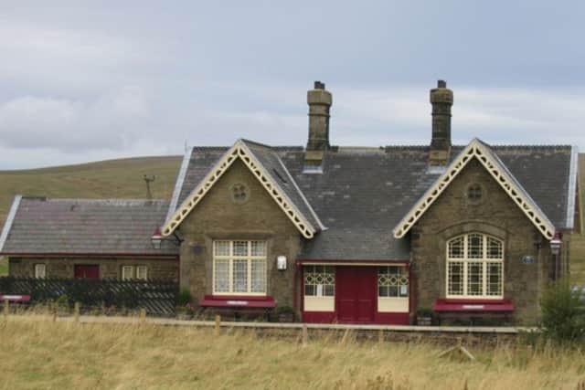 Ribblehead Station. Taken from the reclaimed quarry across the railway.