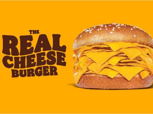 The Real Cheese Burger. Picture: Burgerking.co.th