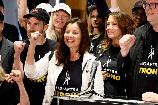 SAG-AFTRA members are on strike at the same as WGA members for the first time since 1960