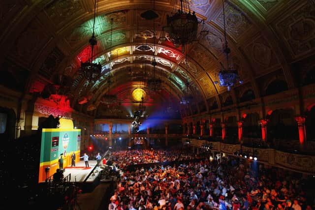 World Matchplay is held at Winter Gardens in Blackpool - Credit: Getty