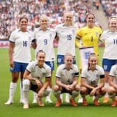 England squad ahead of Portugal friendly in July 2023