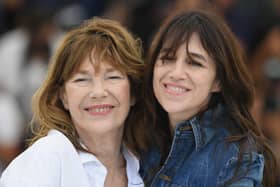 CANNES, FRANCE - JULY 08: The late Jane Birkin and director Charlotte Gainsbourg attended the "Jane Par Charlotte (Jane By Charlotte)" photocall during the 74th annual Cannes Film Festival on July 08, 2021 in Cannes, France. (Photo by Pascal Le Segretain/Getty Images)