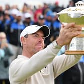 Rory McIlroy with the 2023 Scottish Open trophy