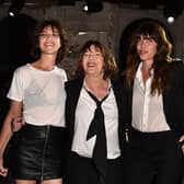 PARIS, FRANCE - SEPTEMBER 27:  Charlotte Gainsbourg, the late Jane Birkin and Lou Doillon attended the Saint Laurent show as part of the Paris Fashion Week Womenswear  Spring/Summer 2017  on September 27, 2016 in Paris, France.  (Photo by Pascal Le Segretain/Getty Images)