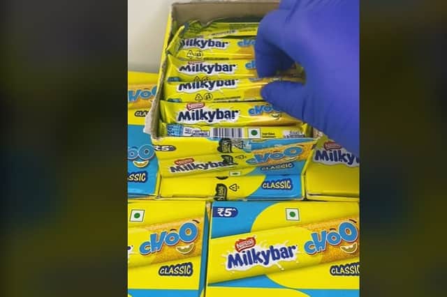 Milkybar Choo. Screenshot from Candy World UK via TikTok