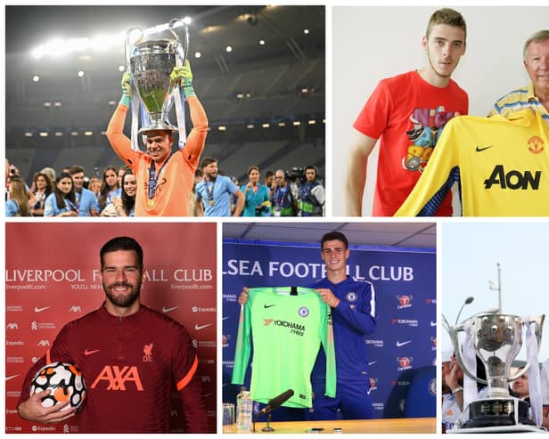 The most expensive goalkeepers in football history. (Getty Images)
