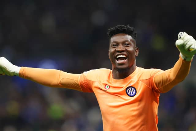 Andre Onana is heavily linked with a move to Manchester United. (Getty Images)