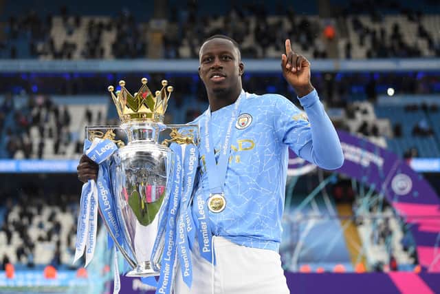 Benjamin Mendy was released from Man City in June 2023. (Getty Images)