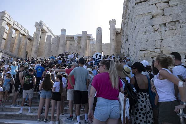 Staff at the Acropolis, Greece’s most popular tourist attraction, will stop work for four hours a day from Thursday (July 20) in protest at working conditions during a heatwave