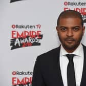 British actor Noel Clarke poses arriving for the 23rd annual Empire Awards in London on March 18, 2018.  (Photo credit should read ANTHONY HARVEY/AFP via Getty Images)