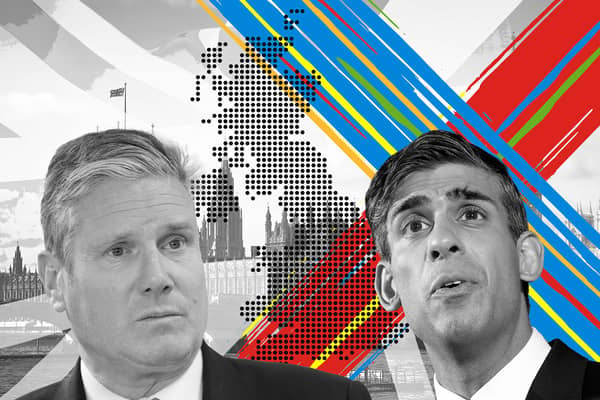 Keir Starmer is hoping to win two of Thursday's three by-elections from Rishi Sunak. Credit: Getty/Adobe/Mark Hall