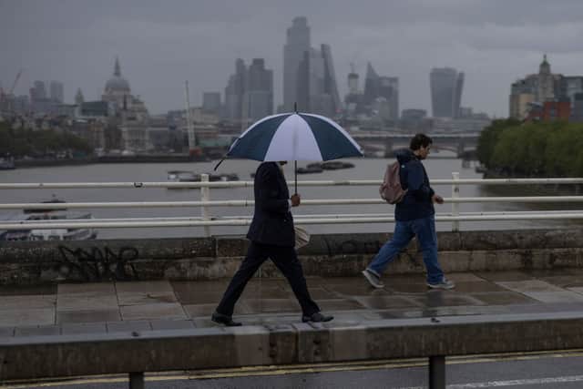 While Europe is seeing sweltering heatwaves, weather in the UK will remain a little more unsettled for now, the Met Office warns (Photo by Dan Kitwood/Getty Images)