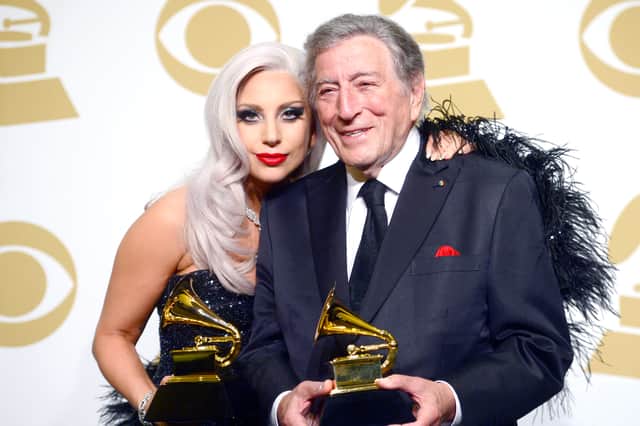 Tony Bennett, who died aged 96 on 21 July, recorded duets with huge stars across his career, including Lady Gaga. (Credit: Getty Images)