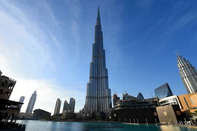 Dubai, United Arab Emirates, November 9, 2016, panoramic view of the Burj Khalifa.  (Photo by Tom Durat/Getty Images)