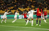 Aitana Bonmati scores Spain's second goal against Costa Rica at the FIFA Women's World Cup 2023. Cr: Getty Images