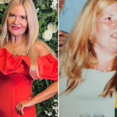 Sarah Jane Clarke from Swindon was 22 stone at her heaviest and blamed it on an "addiction to food" caused by a toxic relationship - Credit: SWNS