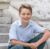 Prince George has been photographed by royal favourite Millie Pilkington in a newly-released portrait for his 10th birthday. (Credit: Kensington Palace/PA Media)
