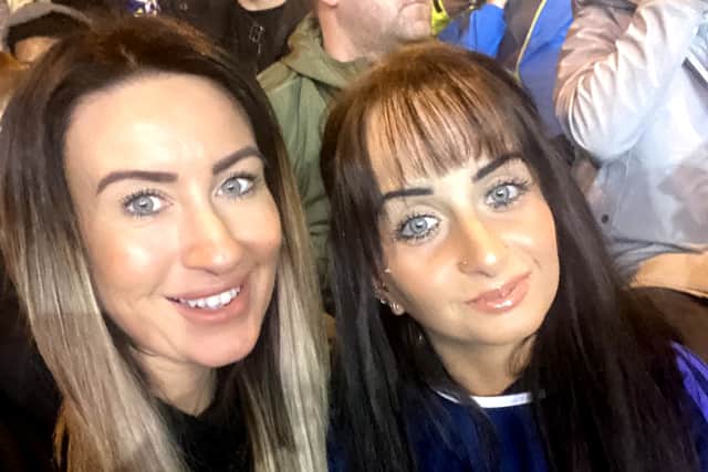 Bryony Duthie (right), who suffers from a rare chronic kidney condition, fell ill on July 16 while holidaying with family on the Costa Del Sol.