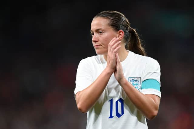 England Euro 2022 winner Fran Kirby was full of praise for German forward Alexandra Popp. Cr: Getty Images