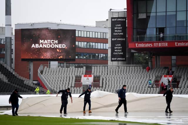 Rain stopped a dominant England performance in the fourth Test (Image: Getty Images)