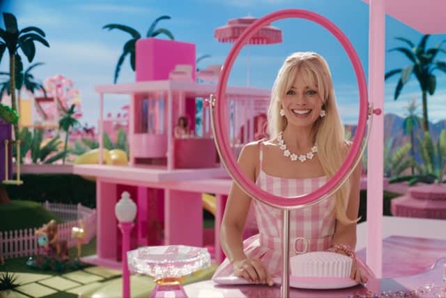 Margot Robbie plays the iconic doll, Barbie