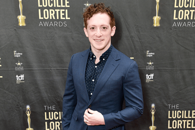Ethan Slater attends the 37th Annual Lucille Lortel Awards at NYU Skirball Center on May 01, 2022 in New York City. (Photo by Eugene Gologursky/Getty Images for Lucille Lortel Theatre)