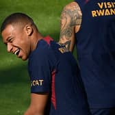 Kylian Mbappe a training for PSG in July 2023