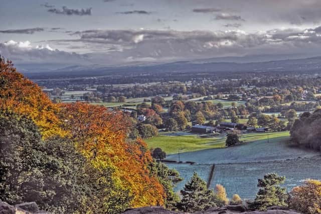A view from the hills towards Alderley Edge in Cheshire (Credit: Visit Cheshire)
