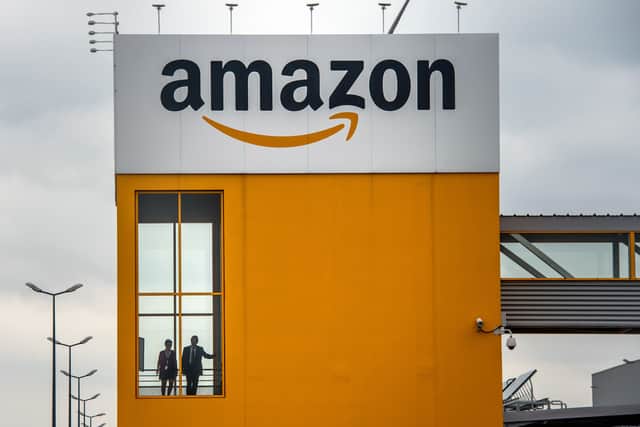 An  Amazon site in Lauwin-Planque, northern France (Picture:  PHILIPPE HUGUEN/AFP via Getty Images)