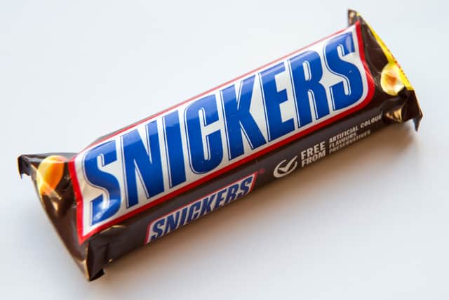 A Snickers chocolate bar  (Photo by Matt Cardy/Getty Images)