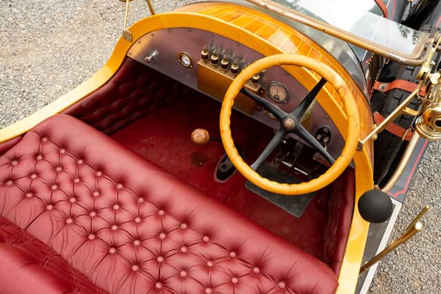 The replica even features the period-correct pedal arrangement with the accelerator in the middle (Photo: H&H Classics)