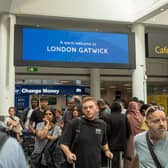 Passengers at Gatwick Airport were left stranded after multiple flights were cancelled.  (Photo by: Andy Soloman/UCG/Universal Images Group via Getty Images)