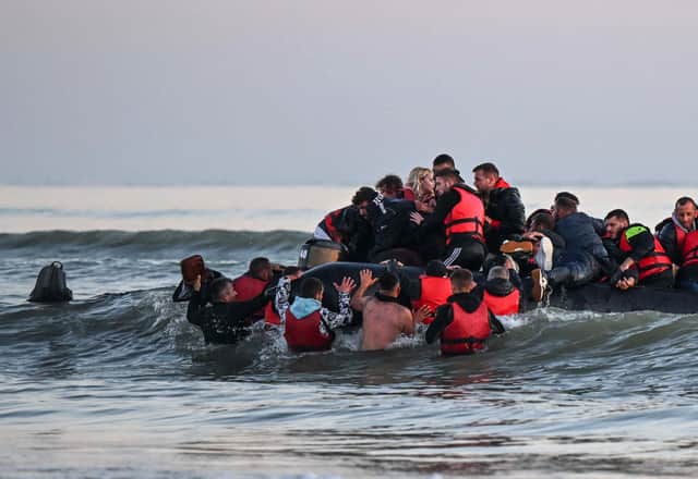 Introducing a new visa for asylum seekers fleeing war and persecution would help tackle small boats crossings, the UK’s leading refugee charity has said. Credit: DENIS CHARLET/AFP via Getty Images