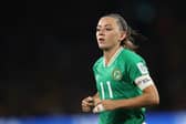 Arsenal's Katie McCabe scored a stunning opening goal as Republic Of Ireland defeated Canada. Cr: Getty Images