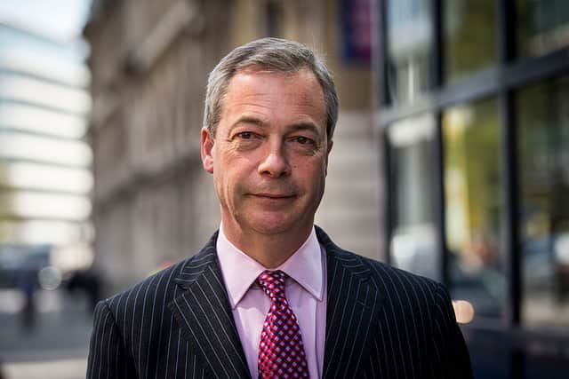 Nigel Farage has announced he will launch a website to support people who have been ‘de-banked’ following the scandal surrounding the closure of his Coutts bank account. Credit: Rob Stothard/Getty Images