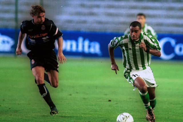 Denilson arrived at Real Betis for a world record fee. (Getty Images)