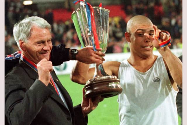 Ronaldo enjoyed the most prolific season of his career under Bobby Robson at Barcelona. (Getty Images)
