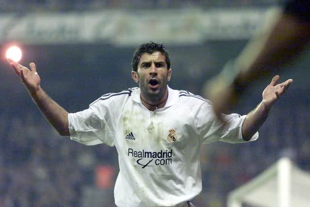 Luis Figo famously left Barcelona to join Real Madrid. (Getty Images)