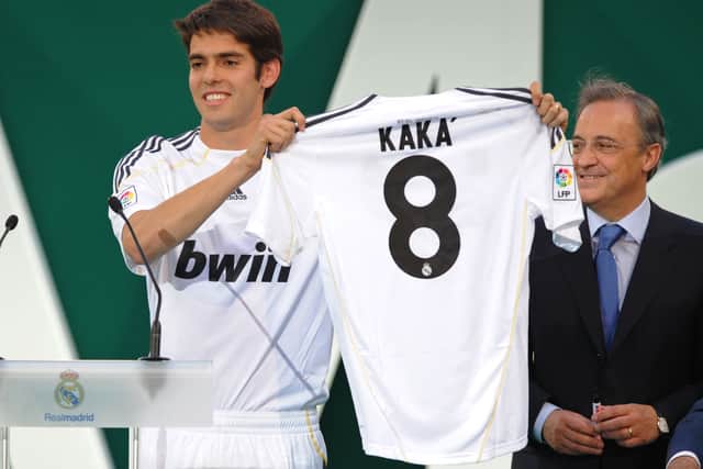 Kaka arrived at Real Madrid for £56m. (Getty Images)