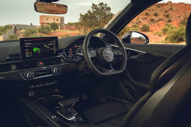 The RS4's interior is up to the brand's usual impeccible standards (Photo: Audi)