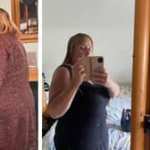 Emma Witney before and after weightloss