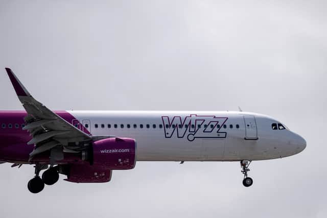 Hungarian-based Wizz Air has been told to re-examine six years’ worth of claims to passengers over delayed and cancelled flights. (Photo by Ben Stansall / AFP) (Photo by BEN STANSALL/AFP via Getty Images)