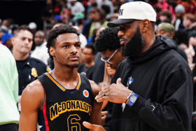 Lebron 'Bronny' James has previously signed with FaZe Clan and streams Call of Duty and Fortnite - Credit: Getty