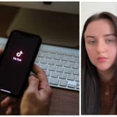 Aoife Mcmorrow (pictured right) went viral on TokTok after admitting to being drunk at a work event due to nerves about meeting new colleagues - but experts have explained how to combat the nerves without the help of alcohol. Photo by Adobe Photos (left) and TikTok/Aoife Mcmorrow (right).