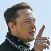 GRUENHEIDE, GERMANY - AUGUST 13: Tesla CEO Elon Musk talks during a tour of the plant of the future foundry of the Tesla Gigafactory on August 13, 2021. (Photo by Patrick Pleul - Pool/Getty Images)