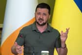 Ukrainian President Volodymyr Zelensky has warned that "war is returning to the territory of Russia" after three drones targeted Moscow over the weekend. (Credit: Getty Images)